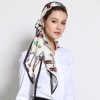 Foulard ceinture Fantasia blanc beige