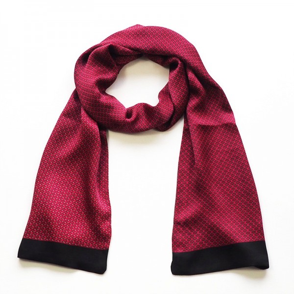 foulard écharpe en soie homme 928 fabriqué en France Made in