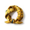 Petit Foulard en Soie Femme Jaune ★ Lisa