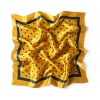 Petit Foulard en Soie Femme Jaune ★ Lisa