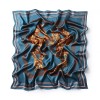 Foulard en Soie Femme Bleu Minéral ★ Ingrid