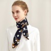 Foulard en Soie Femme Noir ★ Andréa