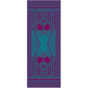Écharpe en Laine Femme Violet Bleu Inès