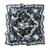 Grand Foulard Soie Femme Bleu Nuit ★ Safia