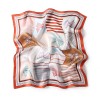 Petit Foulard Soie Femme Orange ★ Amy