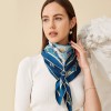 Foulard en Soie Femme Bleu ★ Capucine