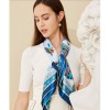 Foulard en Soie Femme Bleu ★ Capucine