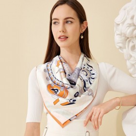 100% Soie foulard sans emballage disponible belle conception géométrique .180x90cm 