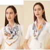 Foulard en Soie Femme Blanc ★ Kelly