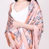 Grand Foulard en Soie Femme Rose ★ Emma