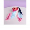 Petit Foulard Soie Femme Bleu  Rouge★ Félicie