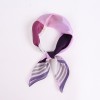 Petit Foulard Soie Femme Gris Violet★ Inès