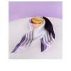 Petit Foulard Soie Femme Gris Violet★ Inès