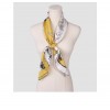 Foulard en Soie Femme Jaune ★ ROMA