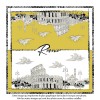 Foulard en Soie Femme Jaune ★ ROMA