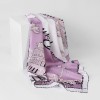 Foulard en Soie Femme Violet★ ROMA