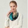 Petit Foulard Soie Femme Bleu ★ Lucie