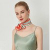 Petit Foulard Soie Femme Rose Clair★ Lucie