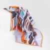 Foulard en Soie Femme Orange  ★ Ville