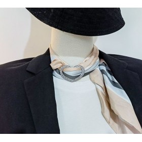 Anneau de foulard Plus Cœur ★Argent