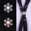 Anneau de foulard Neige★ Argent