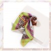 Petit Foulard en Soie Femme Jaune ★ Calista