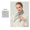 Petit Foulard en Soie Femme Violet ★ EMMA