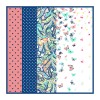 Petit Foulard en Soie pour Femme ★ Rêves de Papillons et Parfums - Couleur émeraude pâle et délicate