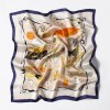 Petit Foulard en Soie pour Femme ★ Rêves des Trésors Élégants