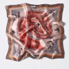 Petit Foulard en Soie pour Femme ★ Bateaux Rouges dans les Rêves Élégants