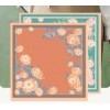 Petit Foulard en Soie pour Femme ★ Poésie et Peinture des Rosiers