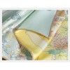 Foulard en soie pour femme ★ Promenade des Dames aux Fleurs Éternelles au ton jaune-vert
