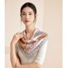 Foulard en soie pour femme ★ Réunion du Thé à Sept Feuilles