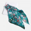 Foulard en soie pour femme ★ Rêve Flottant et Fleurs Naissantes