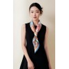 Foulard en soie pour femme ★ L'Esthétique de la vie en orange et rose