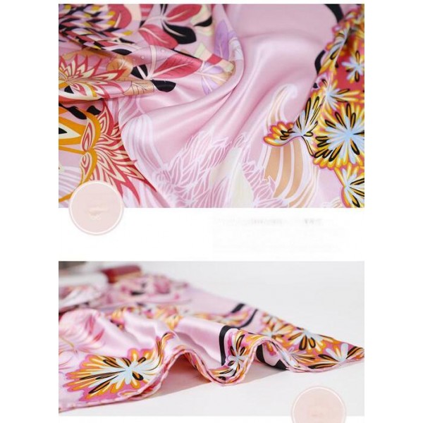 Foulard en soie pour femme ★ Forêt de Beiyu