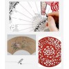 Grand Foulard en Soie Femme ★ Voyages de fleurs en rouge cerise