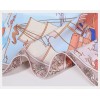 Grand Foulard en Soie Femme ★ Voile sur l’océan
