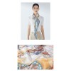 Grand Foulard en Soie Femme ★ Promenade sur la Route de la Soie