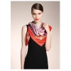 Grand Foulard en Soie Femme ★ Le Rossignol et la Rose