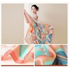 Grand Foulard en Soie Femme ★ Les couleurs du Liyuan en rose