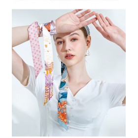 Foulard bandeau en soie ★ Maison Romantique