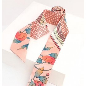 Foulard bandeau en soie ★ Kaki & Série Bonheur