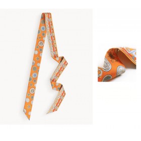 Foulard bandeau en soie ★ série Élégance Calligraphique