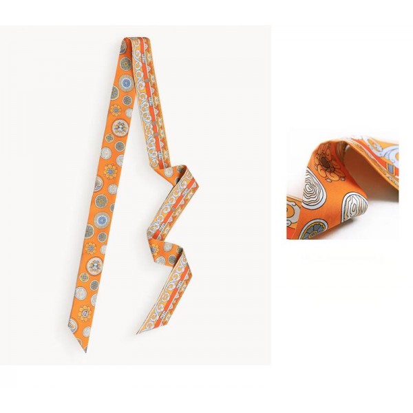 Foulard bandeau en soie ★ série Élégance Calligraphique