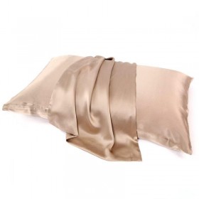 Taie d'oreiller en soie ★ Marron clair