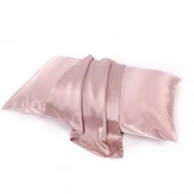 Taie d'oreiller en soie ★ Couleur de lotus blanchâtre