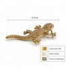 Broche lézard strassée métal argenté | Bijoux Exquis design sauvage, idée cadeau chic femme